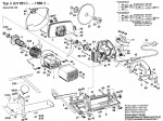 Bosch 0 601 553 042 Circular hand saw 240 V / GB Spare Parts